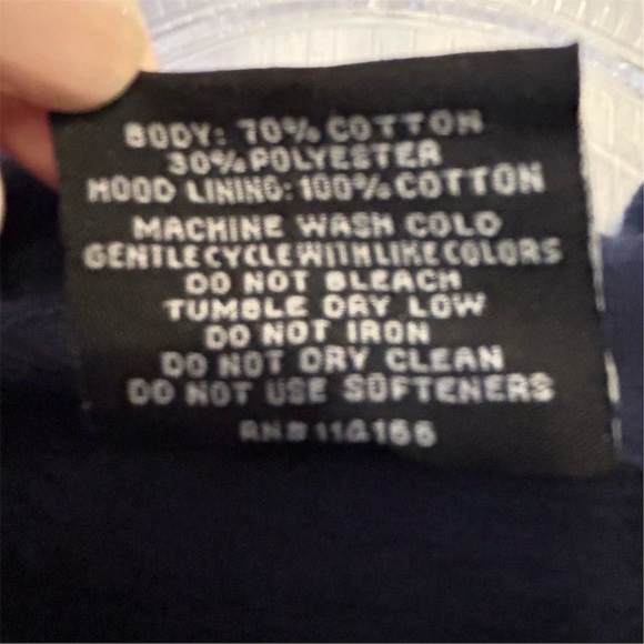 Colosseum West Virginia Mountaineers Men's Blue Pullover Hoodie Large - Picture 6 of 8